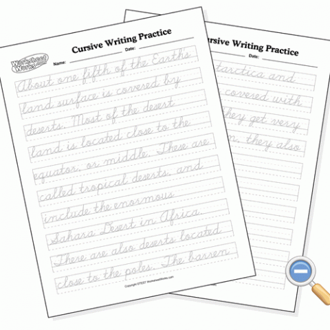 learning cursive free online worksheets for cursive writing