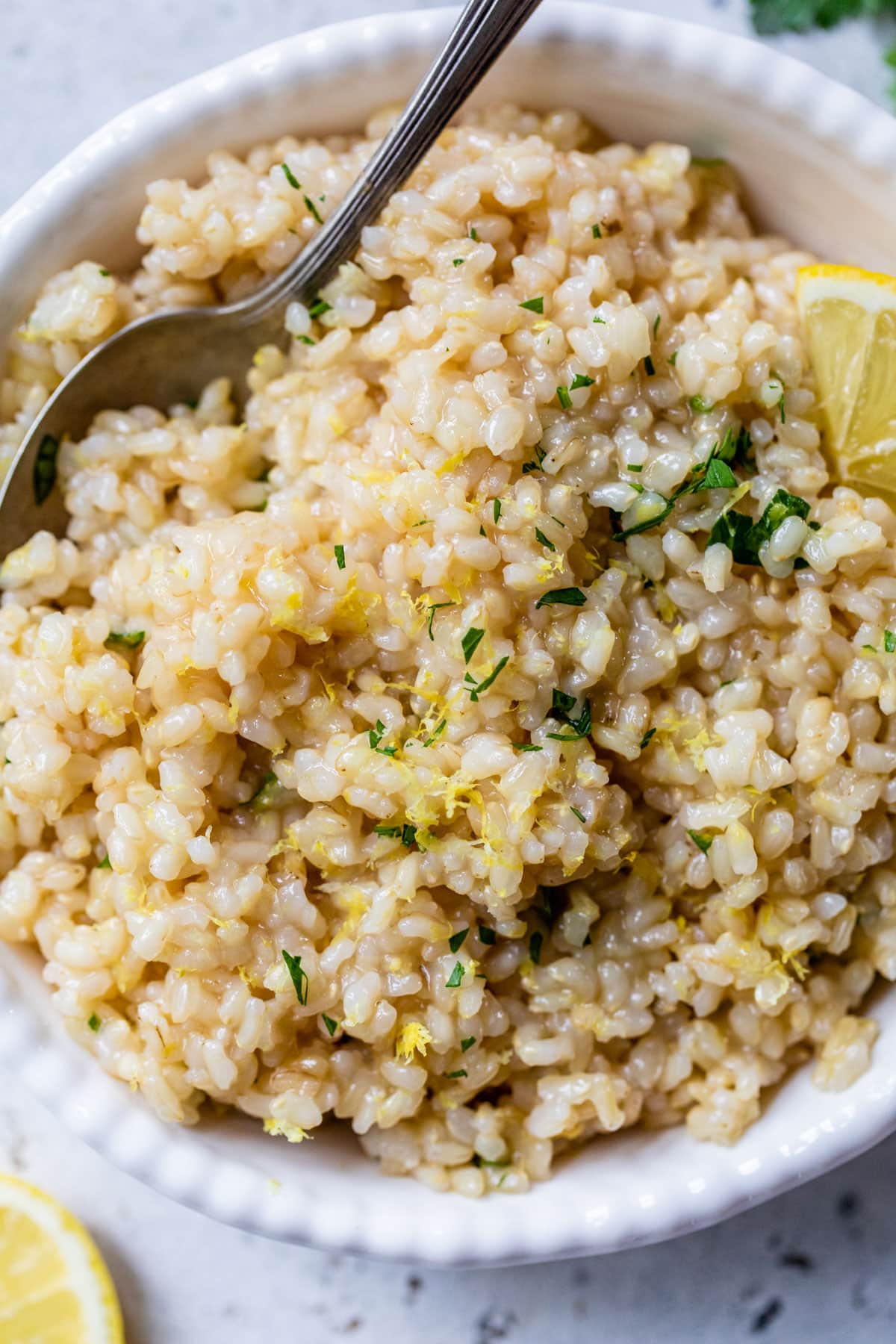 They're even perfect for a large crowd, potluck, a bbq cookout, or just any old weeknight. Lemon Rice Easy Healthy Side Dish Recipe