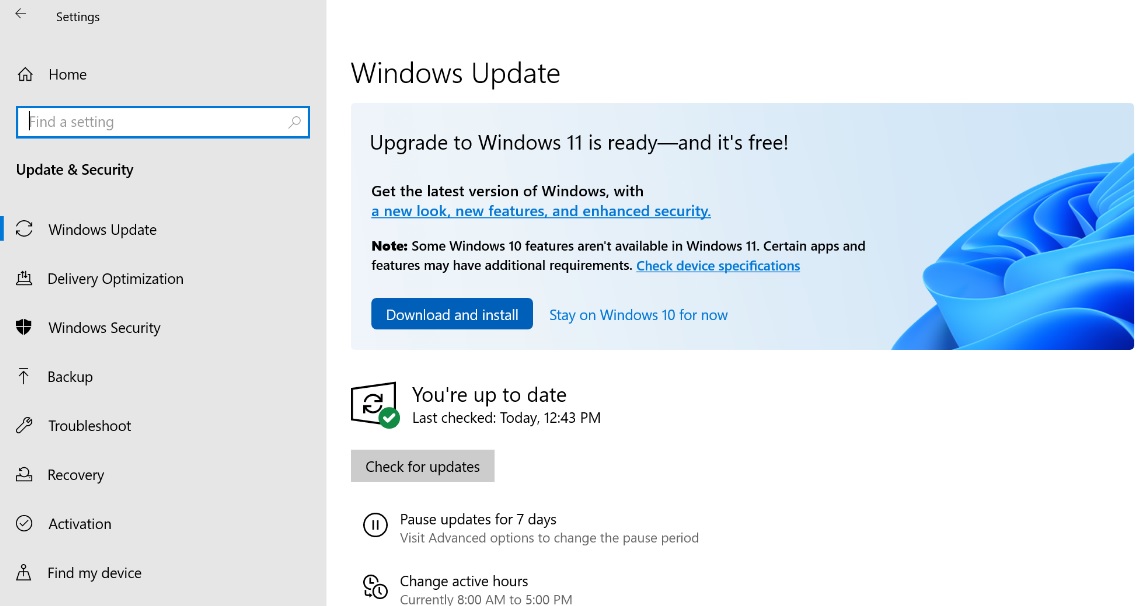 The first windows 11 update is now available for download with version 21h2 build 22000. Microsoft Prepares Windows 11 For Public Rollout