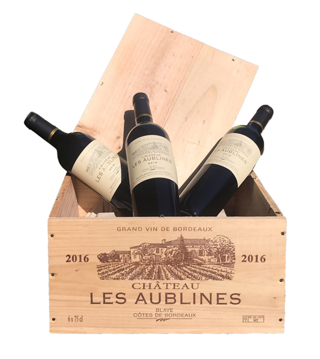 2016 年樂屋林酒莊波爾多布拉伊丘紅酒, ChâteauLes Aublines - 丹尼斯