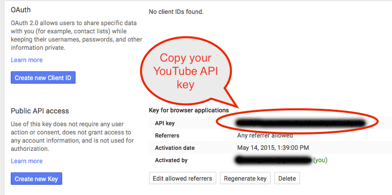 Start/end time shortcut bug fix. How to apply for a YouTube API Key and how to find your YouTube Playlist ID | WordPress Plugin