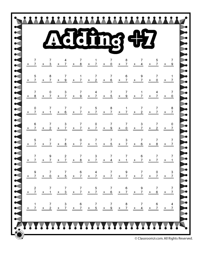 addition worksheets practice adding single digits woo