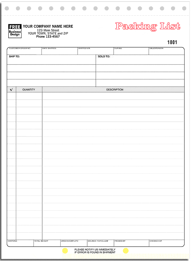 14 packing list templates excel pdf formats