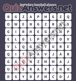 RUTH AARON GEHRIG MANTLE WILLIAMS DIMAGGIO