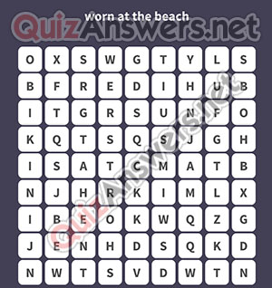 HAT BIKINI SHORTS GLASSES SWIMSUIT SUNSCREEN