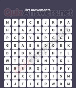 DADA CUBISM POPART ROCOCO ARTDECO BAROQUE MODERNISM