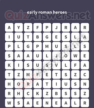 REMUS CAESAR AENEAS ROMULUS SCAEVOLA HORATIUS AUGUSTUS