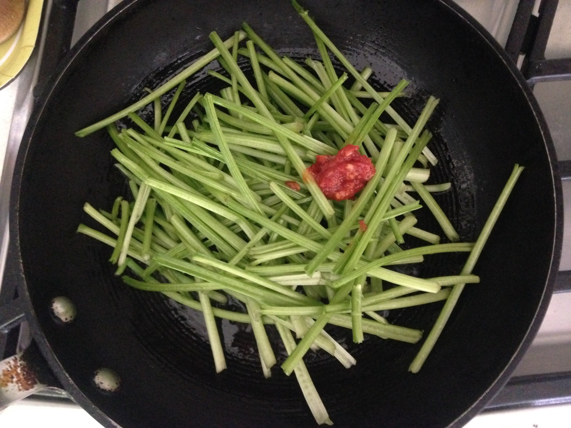 Spicy Spinach Stems World Cup of Yum
