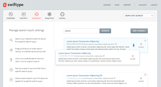 Custom search results template · step 1: How To Improve Wordpress Search With Swiftype Search