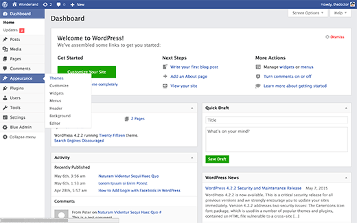 The wordpress tutorial covers how to create . 7 Beautiful Free WordPress Admin Themes and Plugins