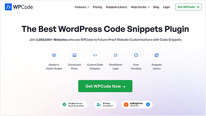 WPCode - Best WordPress Code Snippets Plugin WPCode - Best WordPress Code Snippets Plugin