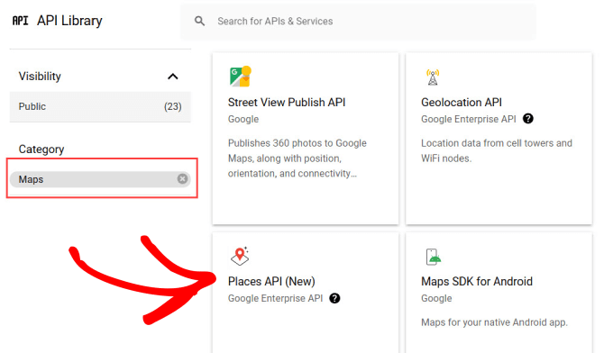 Places API Places API