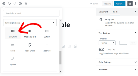You can also create them using one of the . How To Add Multi Column Content In Wordpress No Html Required