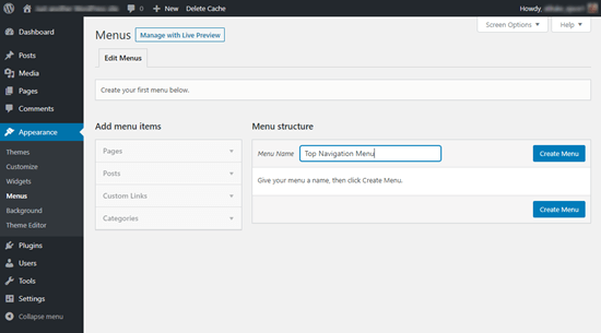 Go to your wordpress admin panel; How To Add A Navigation Menu In Wordpress Beginner S Guide