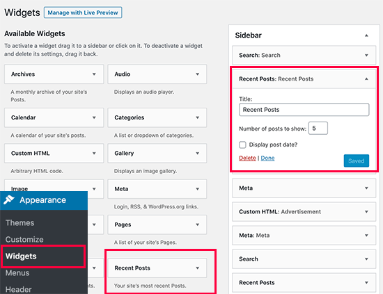 For the block, you would want to go to the post . How To Display Recent Posts In Wordpress