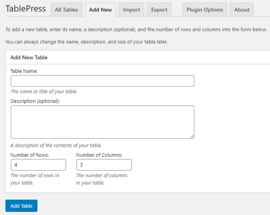 Boise state uses tablepress to display tabular data on web pages. How To Add Tables In Wordpress Posts And Pages No Html Required