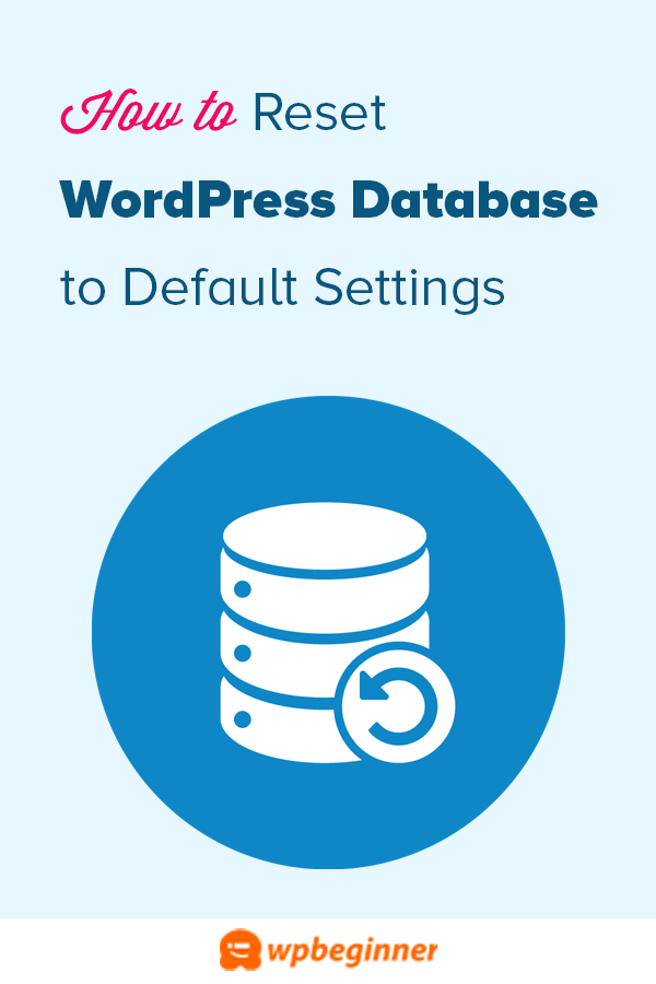 Have you found a need to reset your wordpress site to the default settings? How to Reset Your WordPress Database to Default Settings
