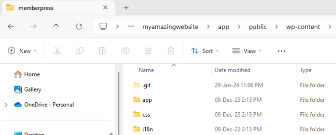 View hidden git folder View hidden git folder