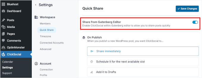 Share from Gutenberg Share from Gutenberg