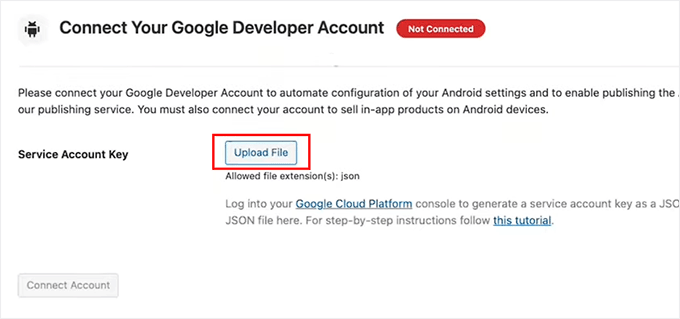 Connect your Google Play Developer account with BuddyBoss app Connect your Google Play Developer account with BuddyBoss app