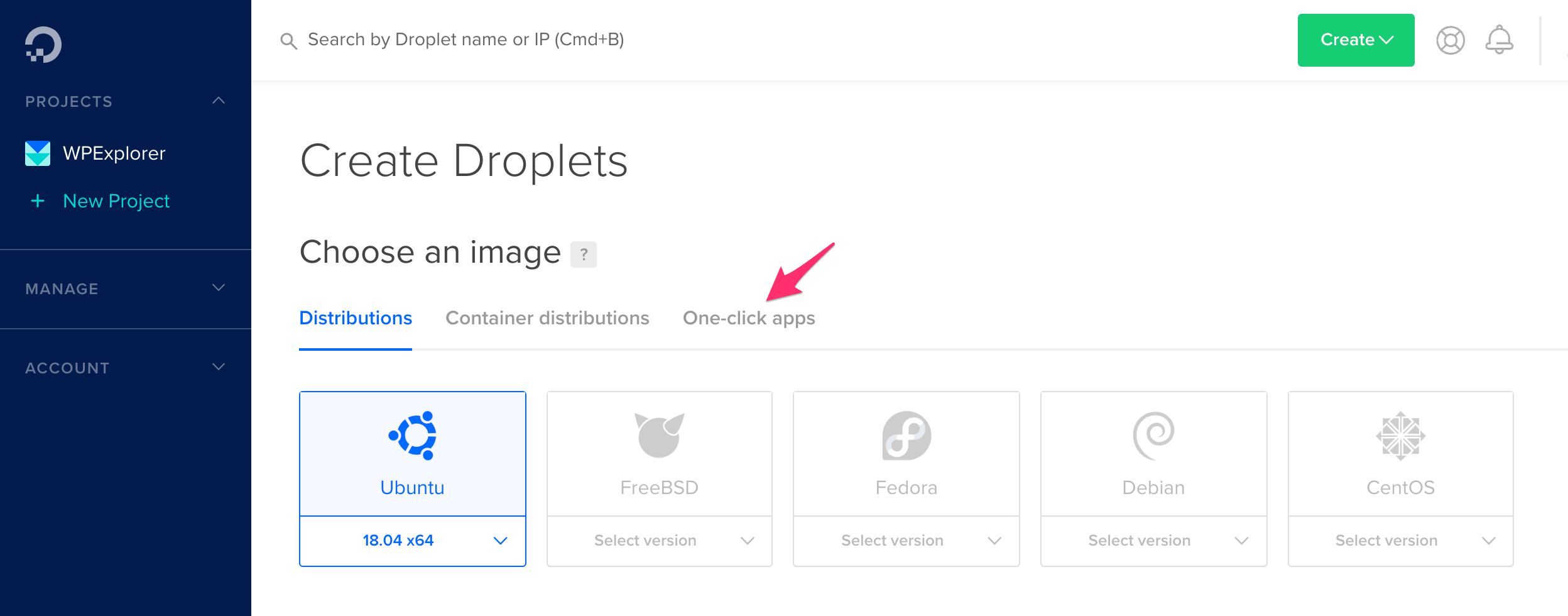 Sign up for a digital ocean account · step 2: How To Install Wordpress In Digitalocean Wpexplorer