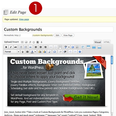 Select from a range of scrolling effects to make your site . Custom Backgrounds For WordPress Posts, Pages & Categories Plugin