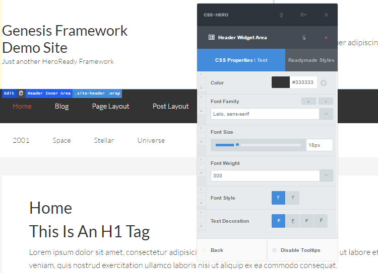By editing your css files in the theme editor; Best CSS Live Editor WordPress Plugins 2021 - WPExplorer