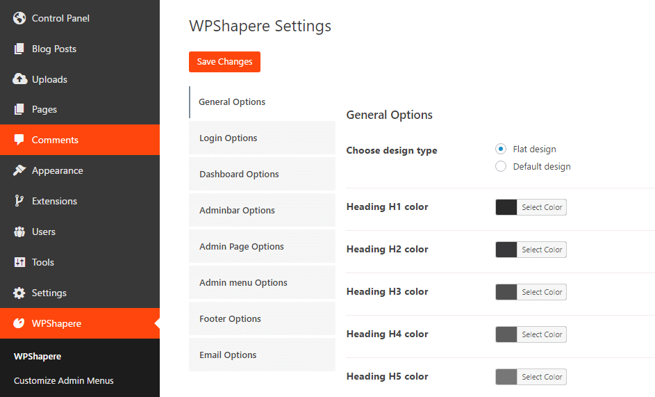 Customization for wordpress admin screen plugin. How To Customize Wordpress Admin Panel Wpshapere Review Wpexplorer
