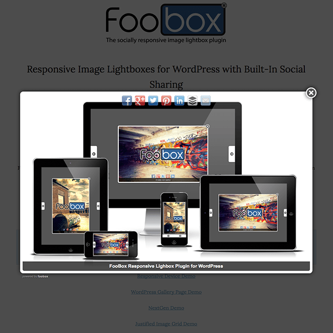 You want to make sure that your wordpress slider is mobile responsive. Foobox Responsive Image Lightbox WordPress Plugin - WPExplorer