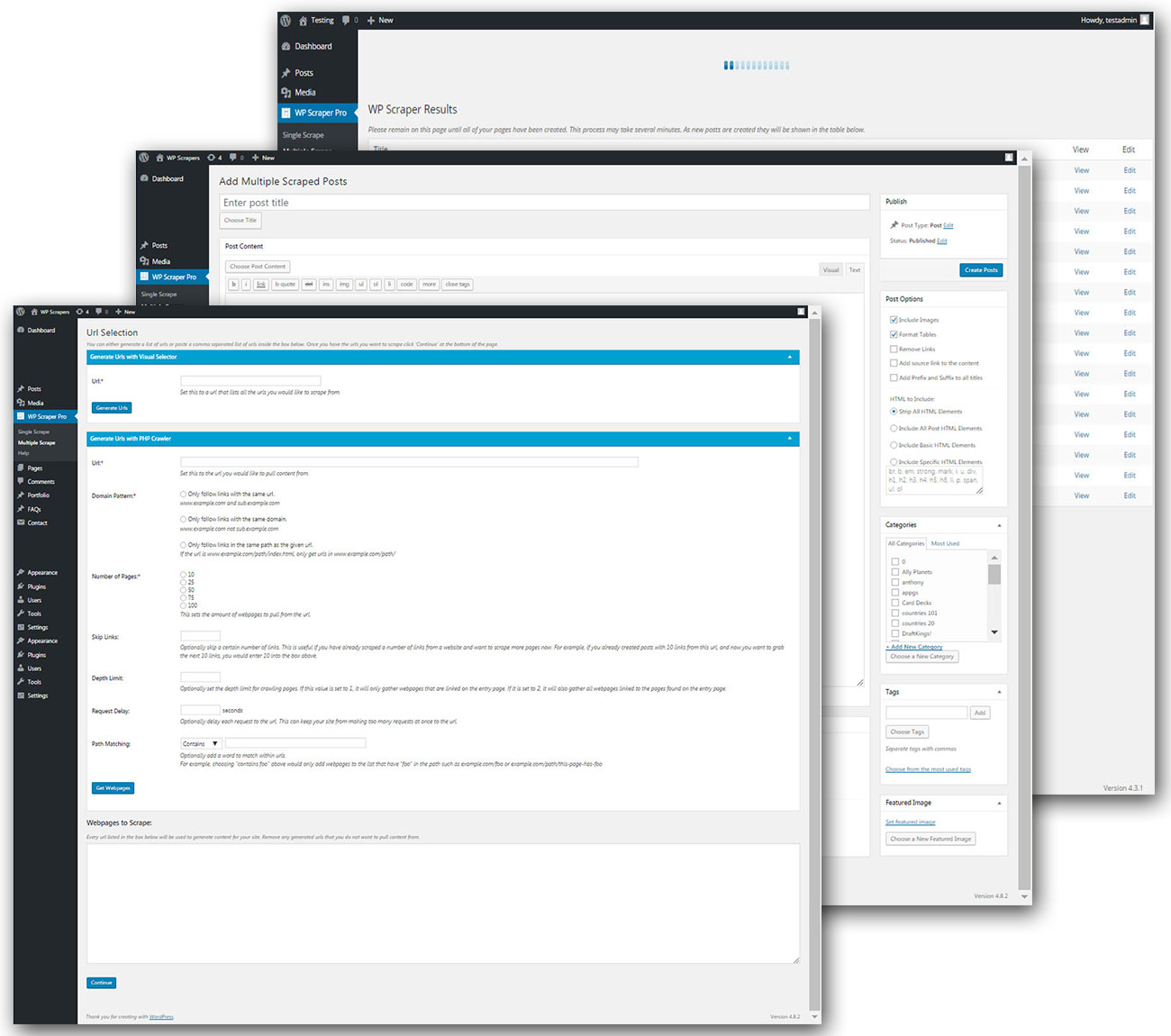 Cleverly named crawl errors section in search console highlights pages on your site. Wp Scraper A Wordpress Plugin That Will Allow You To Copy Content From Websites Directly To Your Wordpress Posts Or Pages