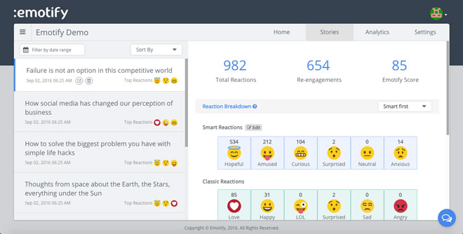 Now search for emojics reactions. Add Facebook-style Reaction Buttons to WordPress: 5 Plugins - WP Solver