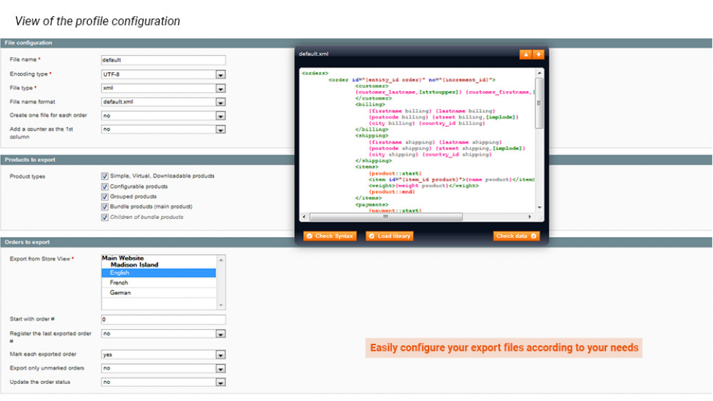 Orders Export Tool - Magento extension