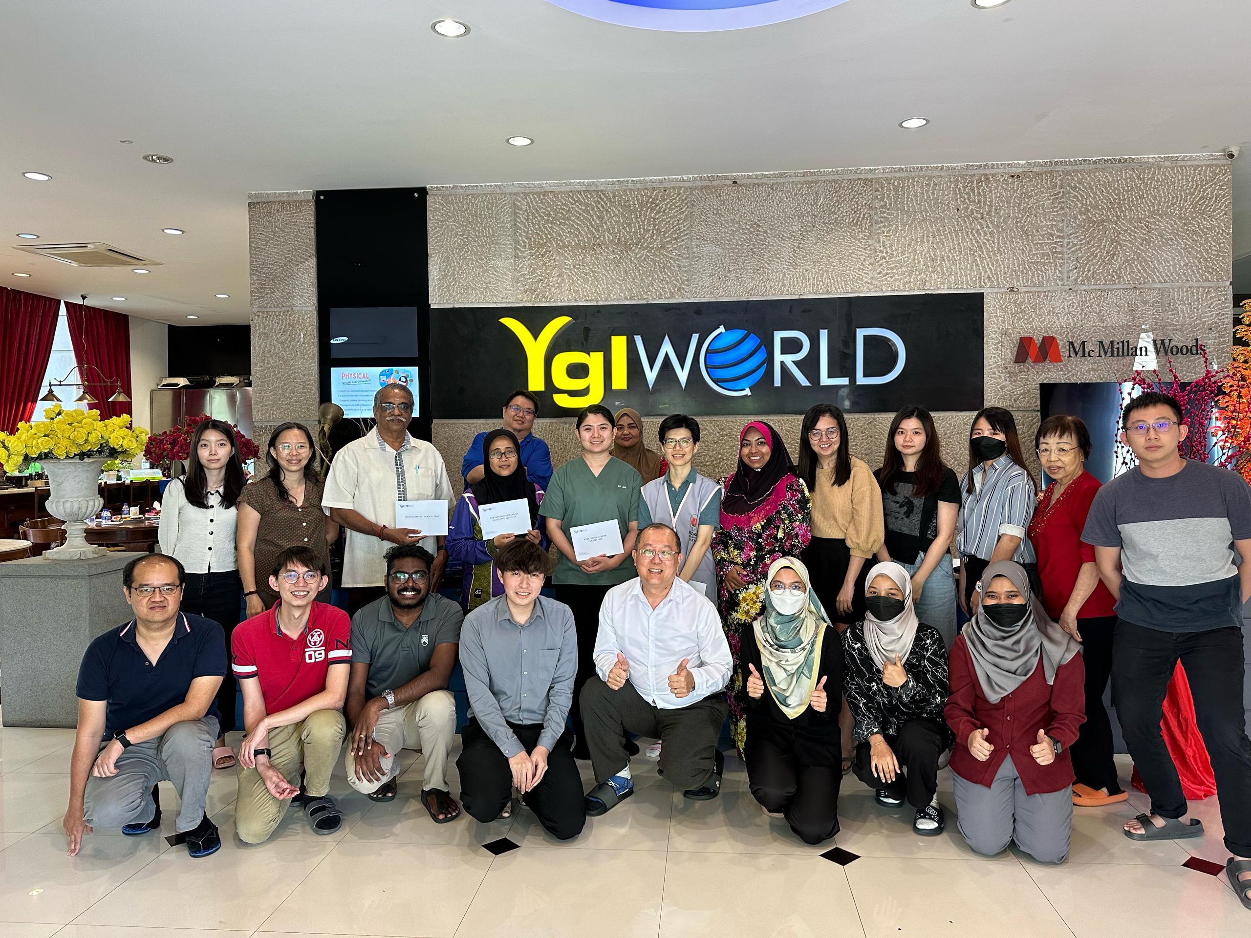 YGL Collective CSR Efforts: Donations to Penang Charities