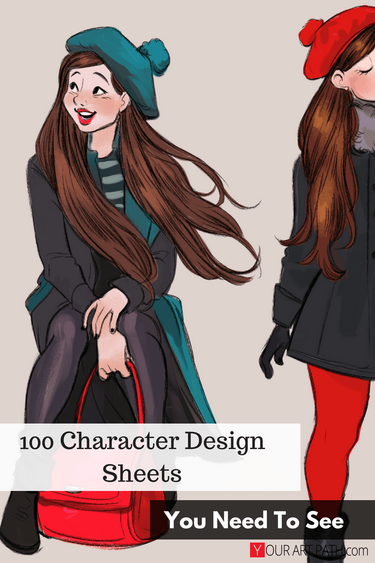 100 Modern Character Design Sheets You Need To See