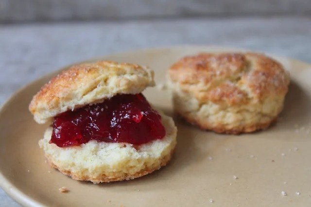 scones with jam