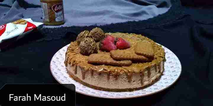 جربي وصفة التشيز كيك مع حليب نستله المكثف المحلى. آيس كريم تشيز كيك اللوتس سلسلة وصفات الحلويات لفرح 14 - زاكي