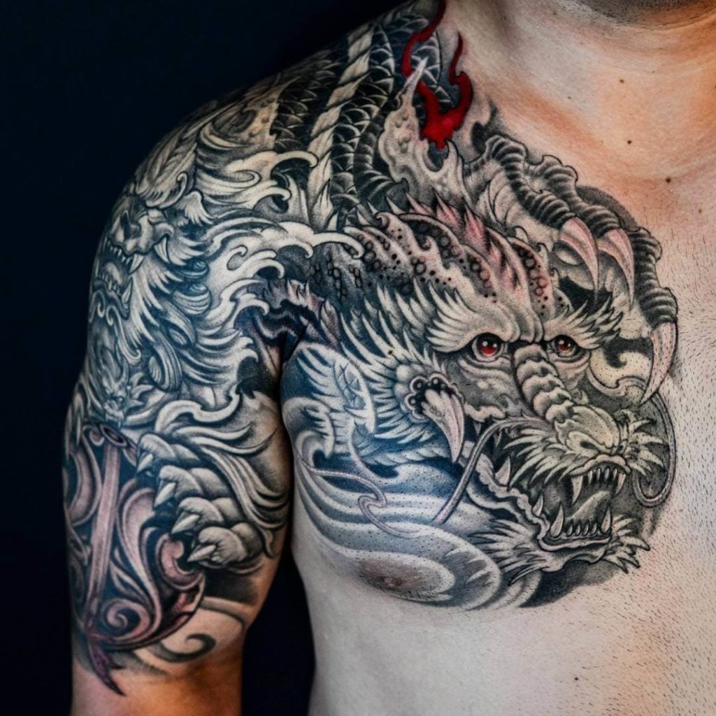 31 Unique & Trending Chest Tattoos For Men - Zestvine - 2022 1024_x_1024_jpg