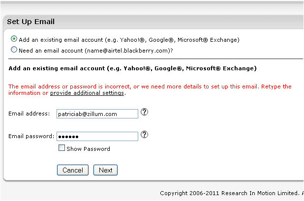 Here are the basic steps you need to take to sign up for an email account. Zoho Mail Blackberry Pop Access