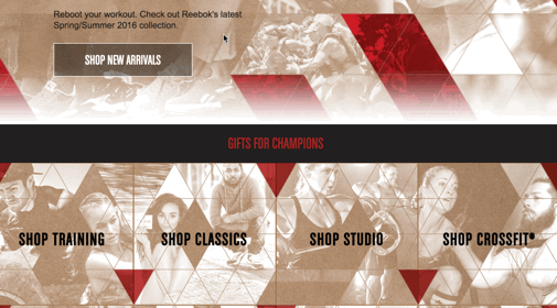 reebok content transitions