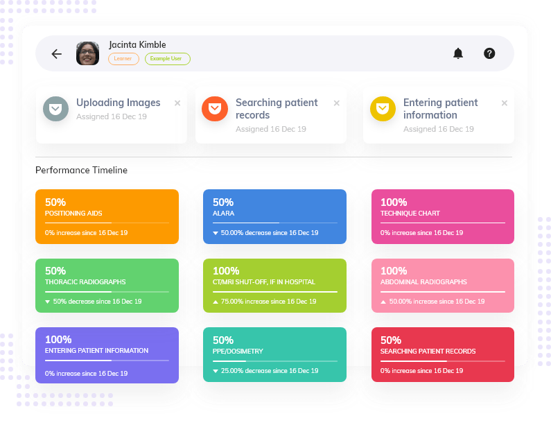 skills and competency management screen