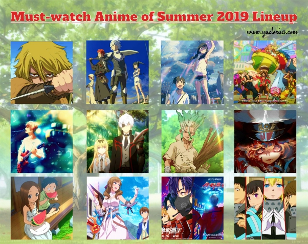 With many stores temporarily closed, professional sporting event. My Summer 2019 Anime Watchlist Just Another Random Blog