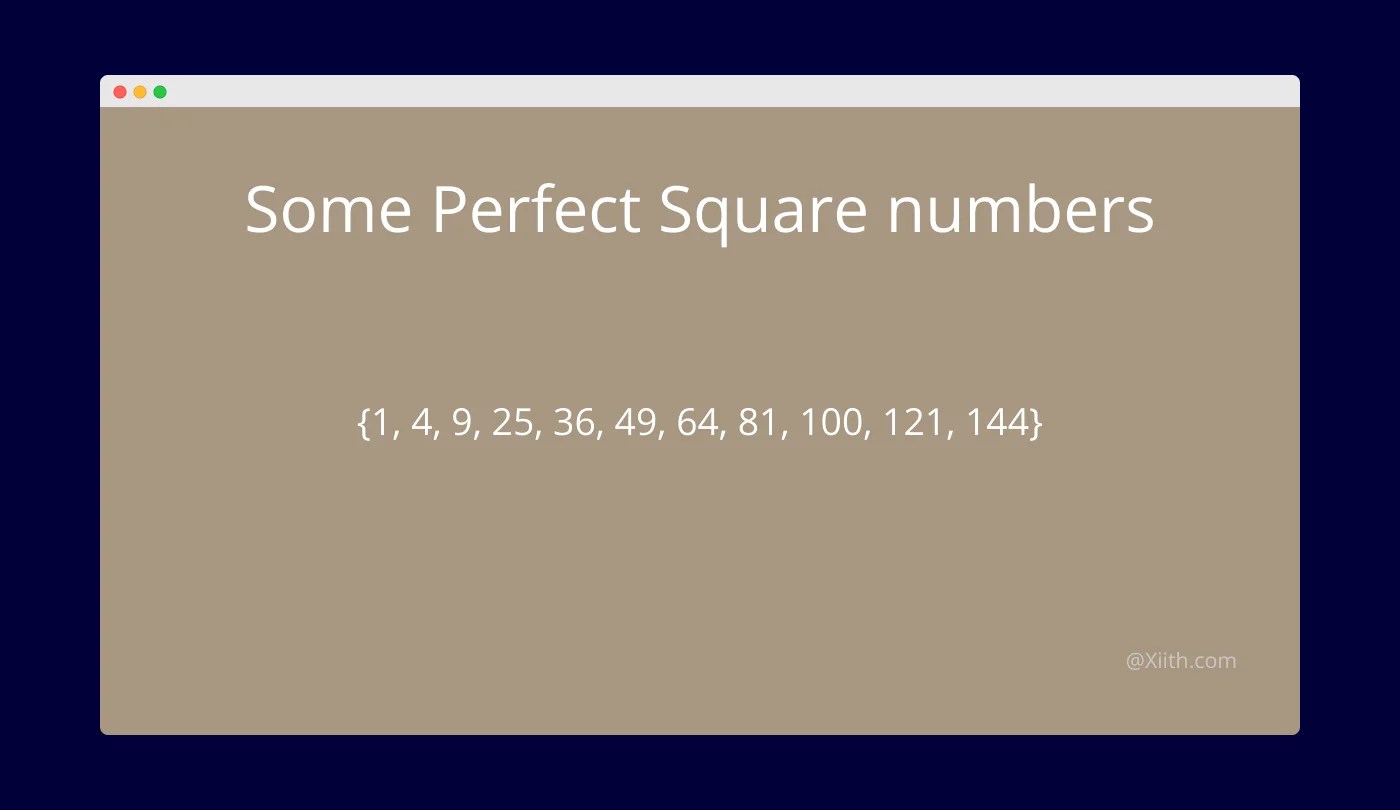 Now, the question arises what must be added to get the next . C Program To Find Perfect Square Numbers Between 1 To N