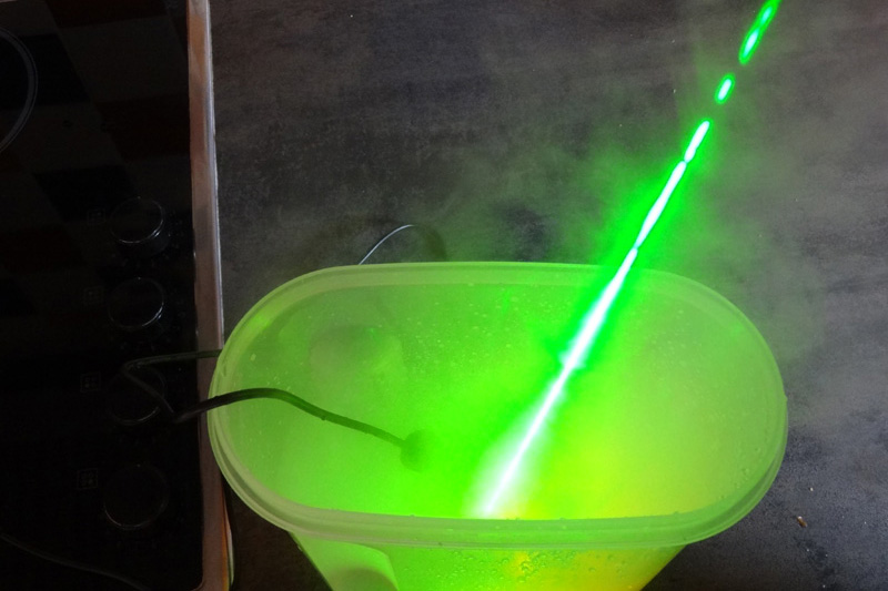 Experiments with Co2, Water Vapour, and Lasers XRobots