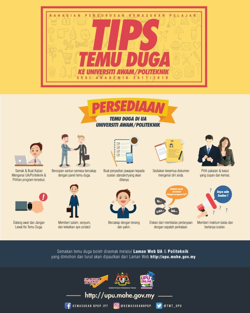 On nov 2, 2021 last updated nov 2, 2021. Tips Temuduga Ke Universiti Bukan Nota Kuliah