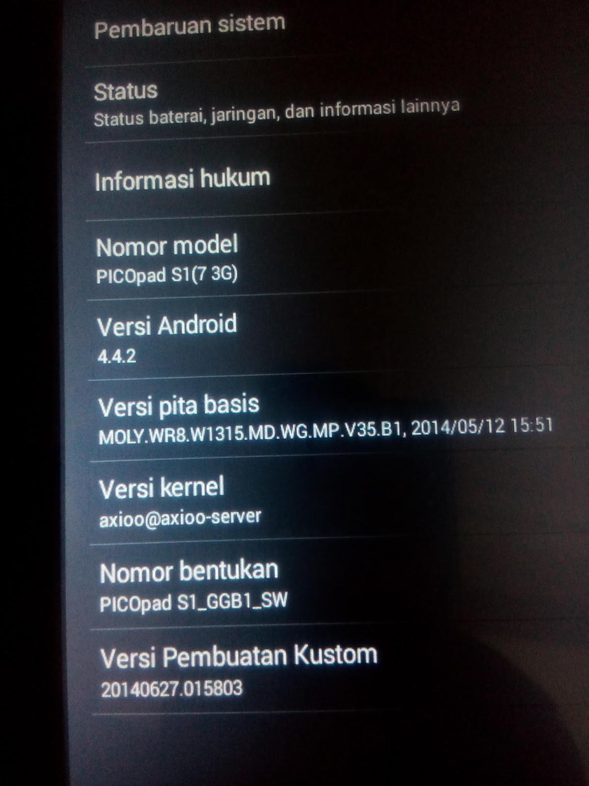 Cara flash axioo picophone m5 via spd upgrade tool · pada aplikasi klik gambar gear 1 lalu arahkan ke file berformat. Flash Axioo Picopad S1 Atau 7h Ggb Kangsuper