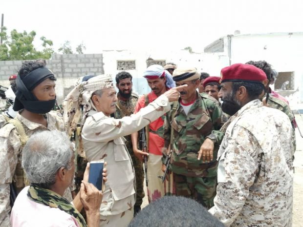 قيادة انتقالي أبين تتفقد المقرات الأمنية في المحافظة