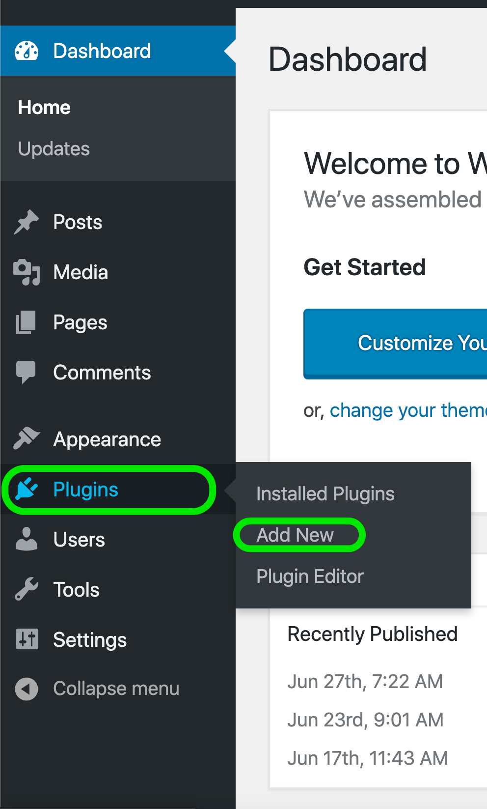 For this, navigate to plugins > add new . How to install a WordPress plugin • Yoast