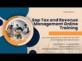 Sap Tax and Revenue Management Online Training |SAP TRM Online Training and Certification Guide