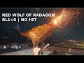 Red Wolf of Radagon - Level 1 Wretch (RL1+0, No Upgrades, No Hit)