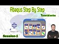 Abaqus step by step tutorial series│Intro-1│
